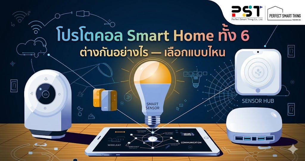 โปรโตคอล Smart Home ทั้ง 6