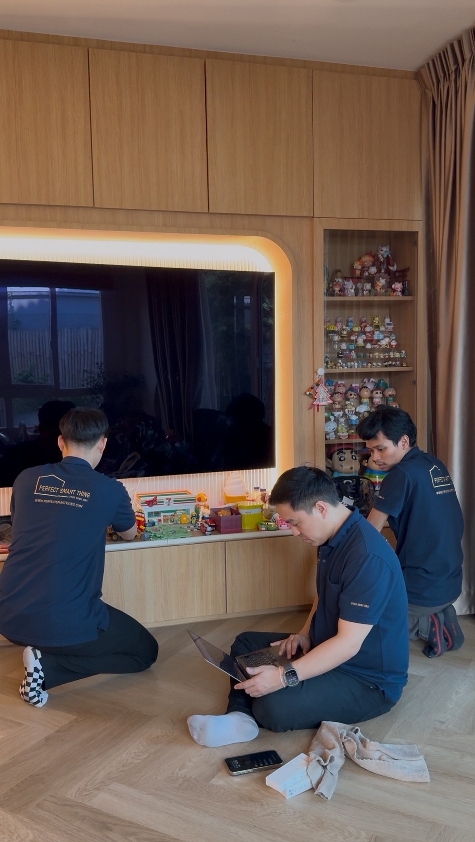 หน้างานติดตั้ง Smart Home สุขสวัสดิ์ กรุงเทพฯ