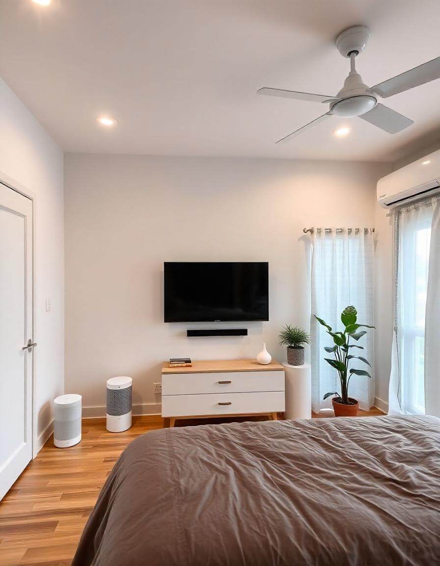 ห้องนอนอัจฉริยะที่ติดตั้งโดย Perfect Smart Thing — ควบคุมแสง แอร์ ม่าน ด้วย Home Assistant